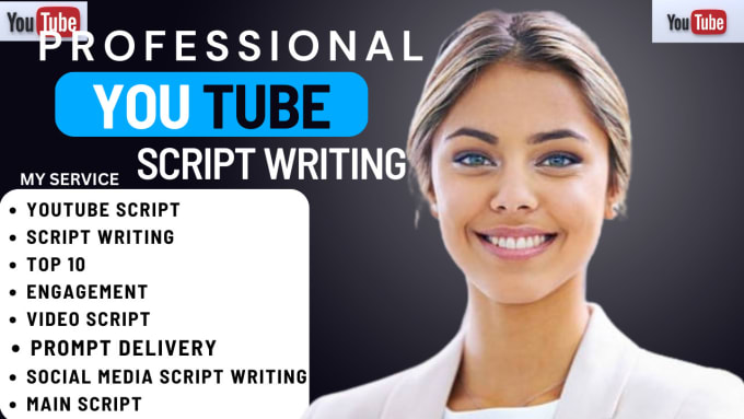 Gig Preview - Do youtube script writing, video script writing, script writing, top 10 video