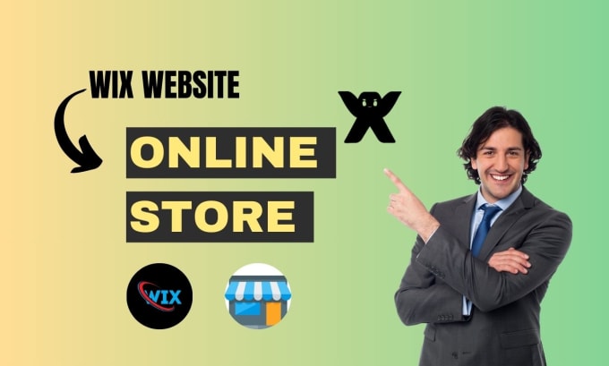 Gig Preview - Create wix website design and build online store with product upload