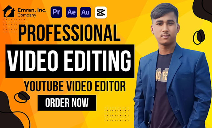 Bestseller - do professional video editing,youtube video editor within 24 hours