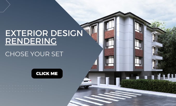 Gig Preview - Create architectural 3d rendering exterior by corona render