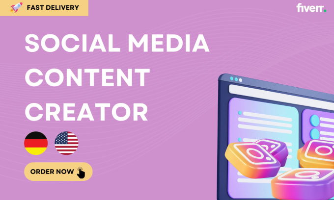 Gig Preview - Create your social media content