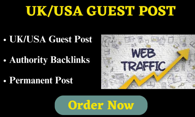 Gig Preview - Publish UK guest posts with dofollow backlinks on UK guest posting sites