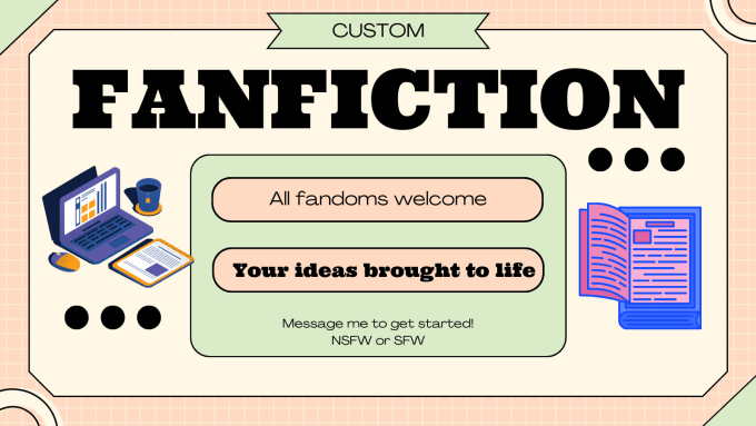 Gig Preview - Bring your custom fanfiction ideas to life