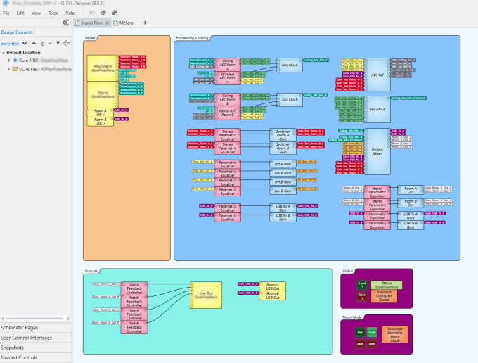 Gig Preview - Configure and commission your qsys audio dsp