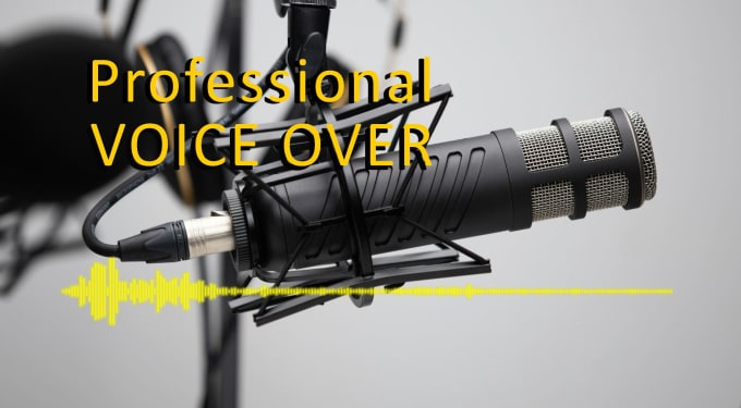 Gig Preview - Record a professional and warm male voiceover