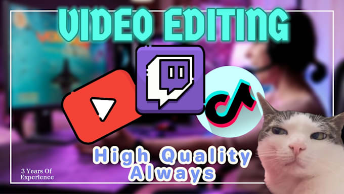 Gig Preview - Edit your twitch or youtube videos, and more