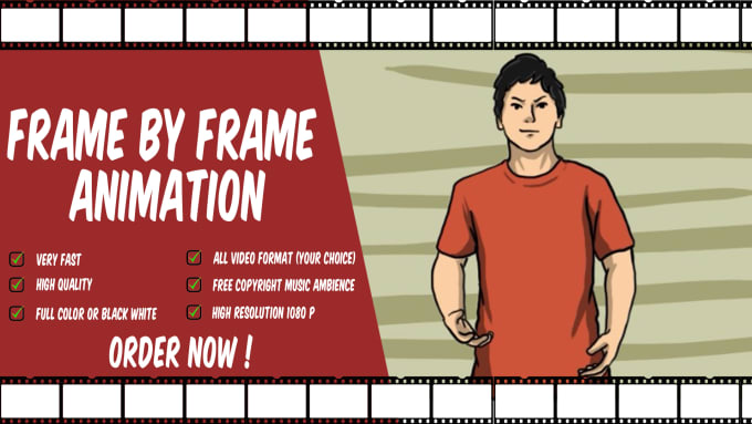 Gig Preview - Create frame by frame animation