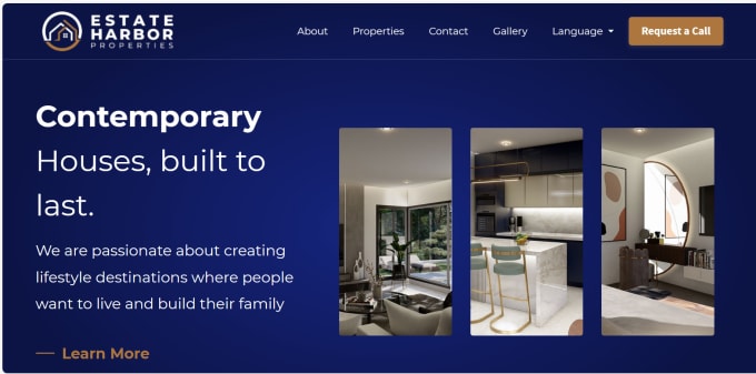 Gig Preview - Elevate your real estate game with a bespoke website, make a lasting impression