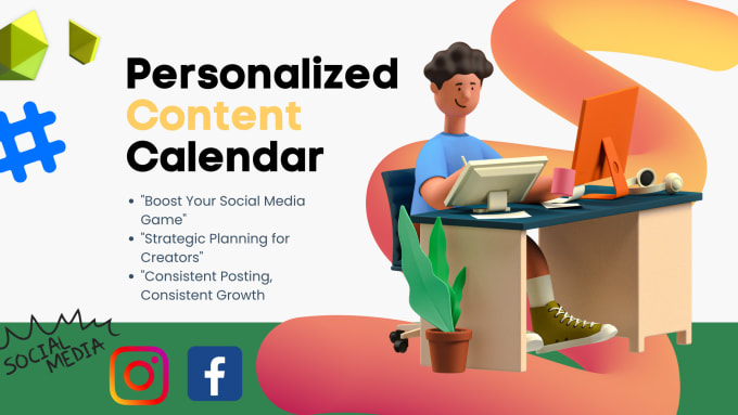 Gig Preview - Create a tailored content calendar for aspiring social media creators