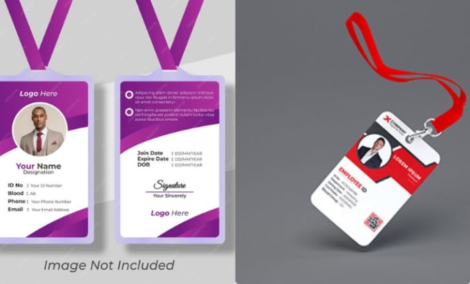 Gig Preview - Create professional id card, id badge