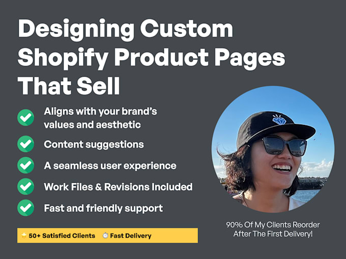 Gig Preview - Design or redesign high converting shopify product pages