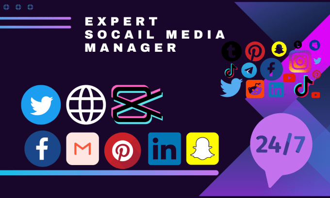 Gig Preview - Be your expert social media manager