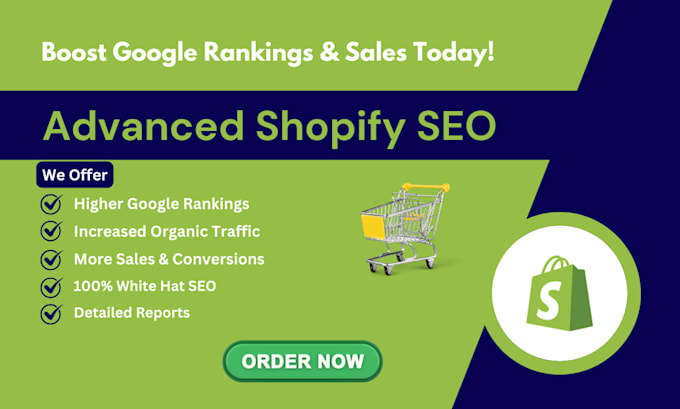 Gig Preview - Do advance shopify SEO optimization to boost organic ranking traffic and sales