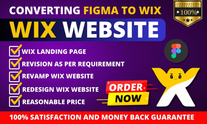 Gig Preview - Convert figma to  wix website redesign wix ecommerce revamp wix website