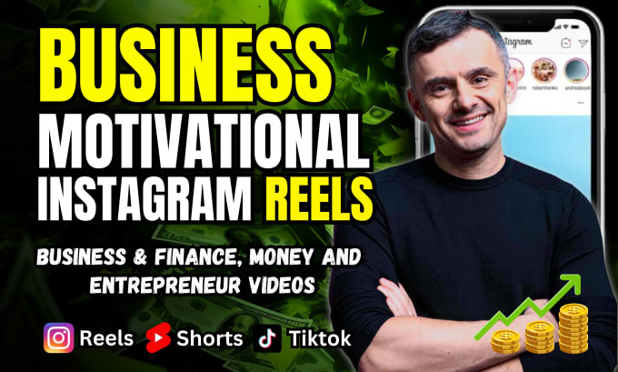 Gig Preview - Create business finance motivational instagram reels, youtube shorts, tiktok