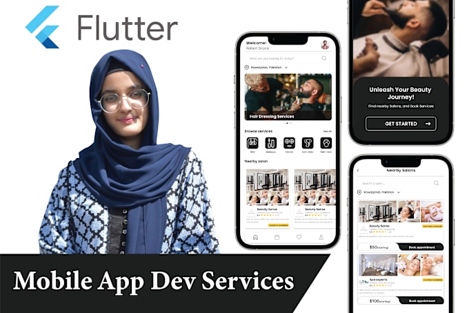 Gig Preview - Do flutter mobile app development, design, android ios app flutter app developer