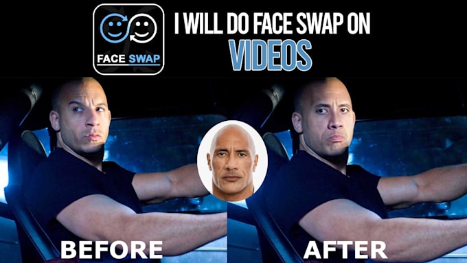 Gig Preview - Do face swap on videos in less than 24 hours