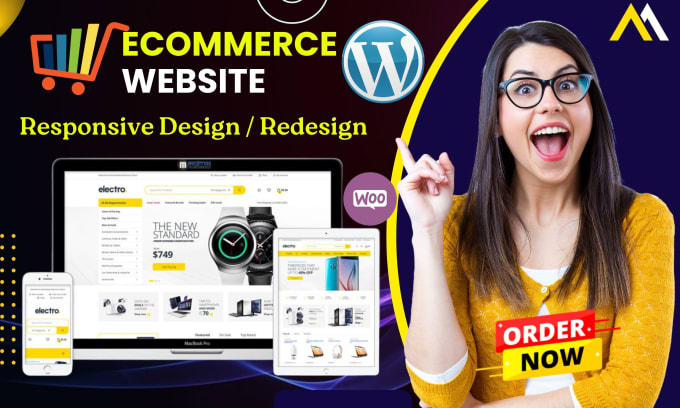 Gig Preview - Woocommerce website ecommerce store astra, oceanwp, woodmart, electro, martfury