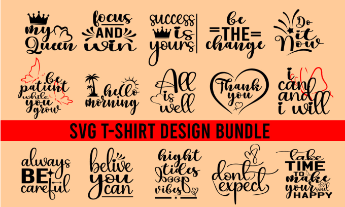 Gig Preview - Do handwritten svg and typography tshirt design