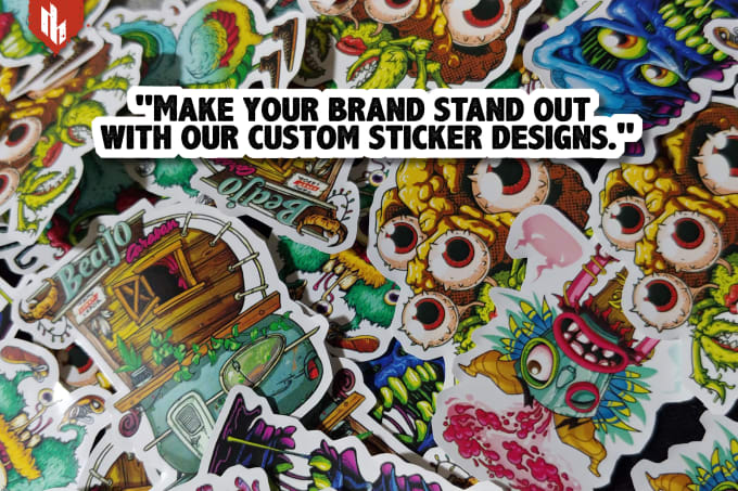 Gig Preview - Create sticker designs that fit your budget