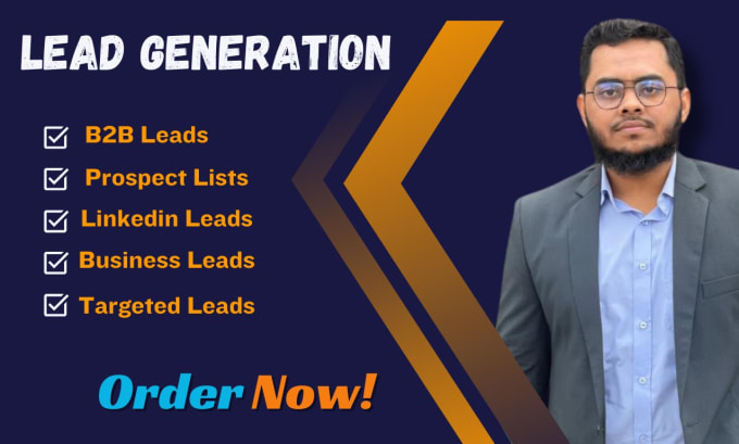 Gig Preview - Do b2b lead generation, prospect list email list builder