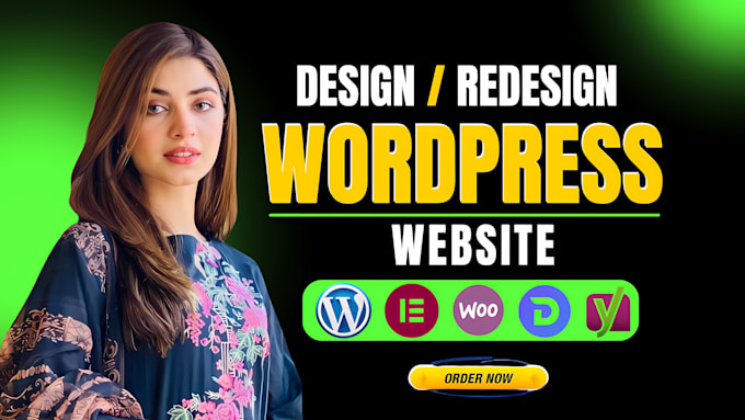 Gig Preview - Design, redesign, build, rebuild, clone, edit, fix or revamp wordpress website