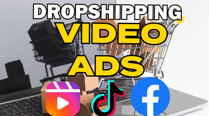 Gig Preview - Edit shopify dropshipping tiktok facebook products video ads