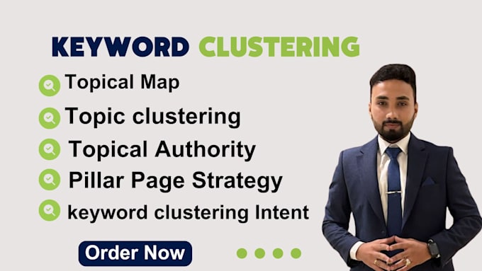 Gig Preview - Create SEO keyword cluster topical cluster topical map for better ranking