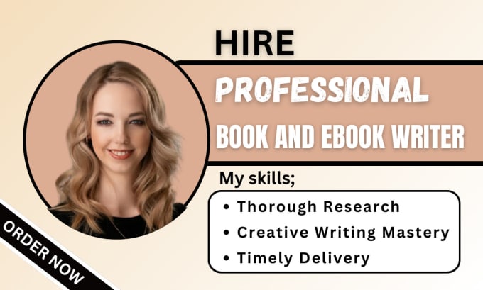 Gig Preview - Be your ghost book writer, ebook ghostwriting, ebook ghostwriter, ebook writer