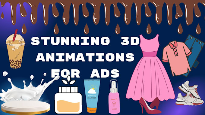 Gig Preview - Do 3d product animation for advertisement