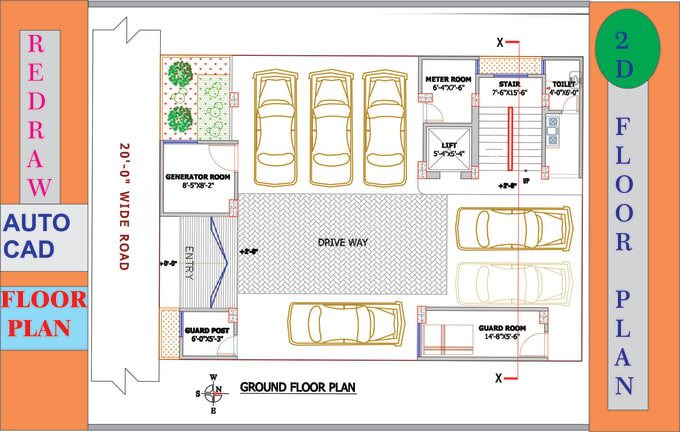 Bestseller - redraw autocad floor plan