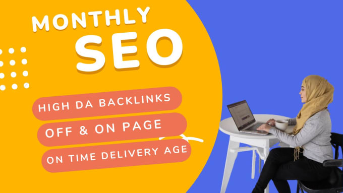 Gig Preview - Seo backlinks high da authority link building service for google ranking