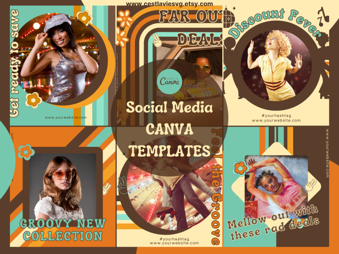 Gig Preview - Make social media templates for your brand to create stunning social posts