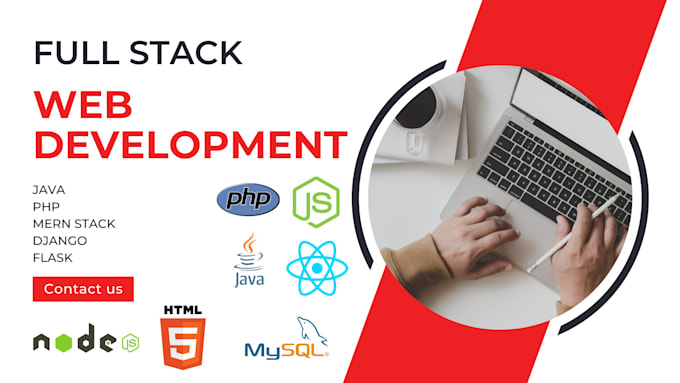 Gig Preview - Be your full stack web developer java, php,mern and django