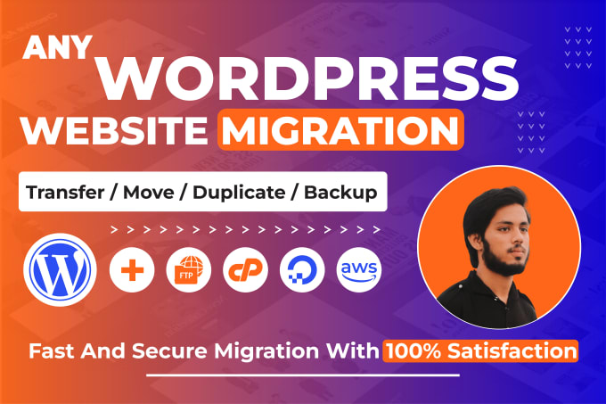 Gig Preview - Clone, move, migrate, and backup your wordpress website