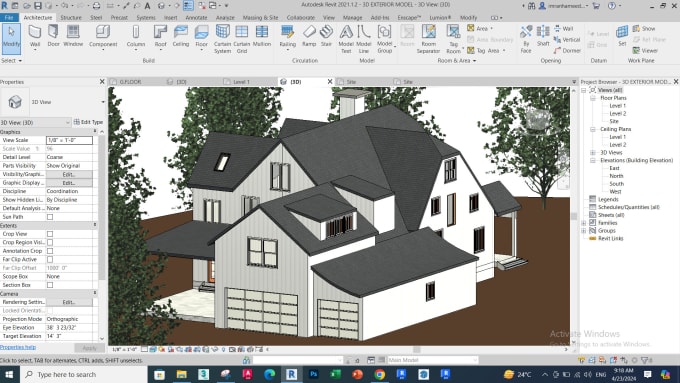 Gig Preview - Make the best architecture 3d model in sketchup or revit and render lumion vray