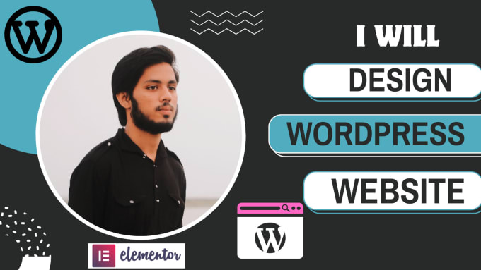 Gig Preview - Design high converting responsive wordpress website using elementor