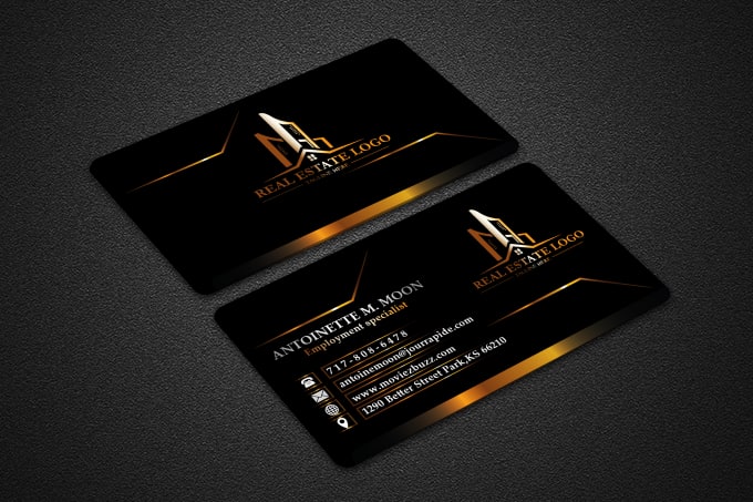 Gig Preview - Do creative luxury minimalist business card design