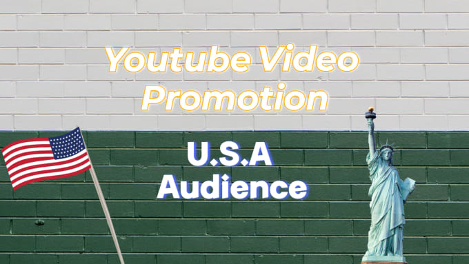 Gig Preview - Do promotion for your youtube videos to american audience