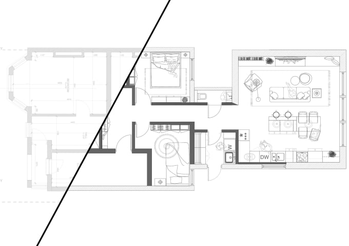 Gig Preview - Create professional 2d floorplan and space planning