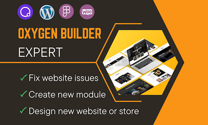 Gig Preview - Build website with oxygen builder, convert figma to oxygen