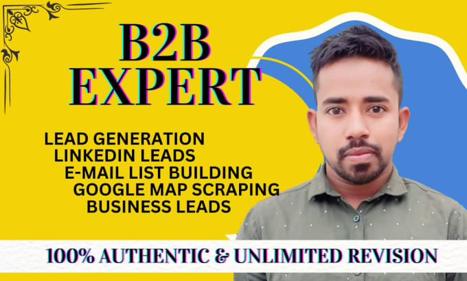 Bestseller - do b2b email list build and targeted b2b lead generation scrape google map