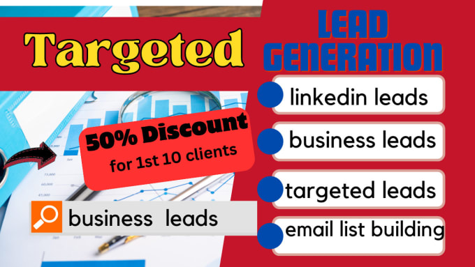 Gig Preview - Do targeted b2b lead generation and linkedin lead generation