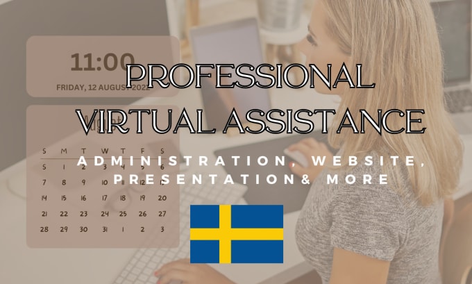 Gig Preview - Be your swedish virtual assistant