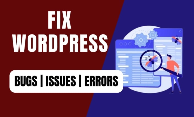 Gig Preview - Expertly fix wordpress or bugs fix or wordpress issues