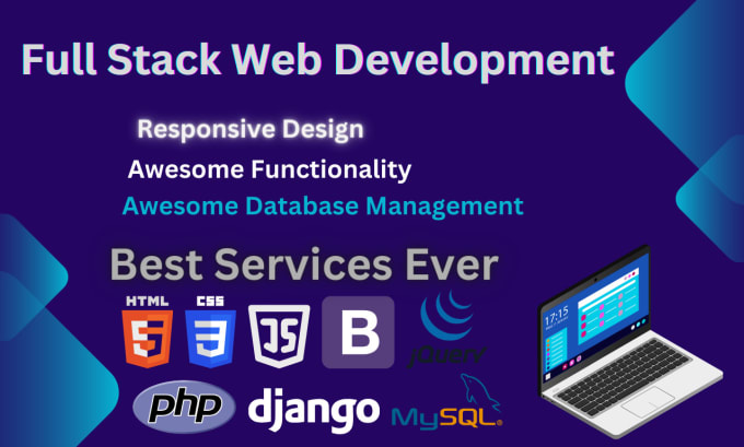 Gig Preview - Be your full stack web developer