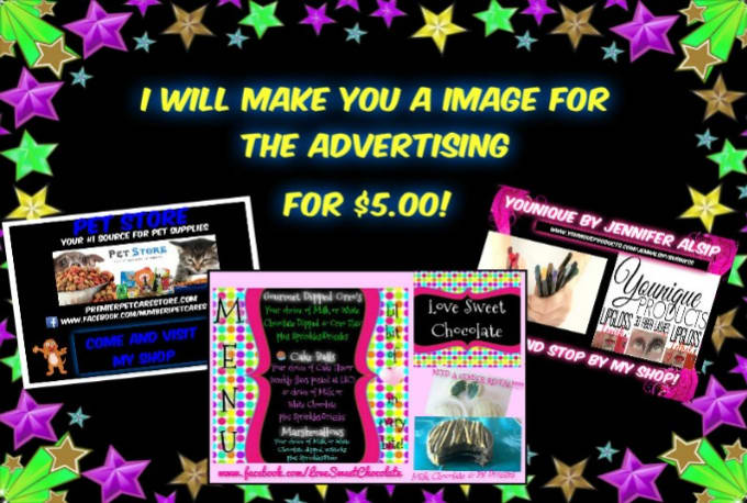 make you a image for the advertising | Fiverr