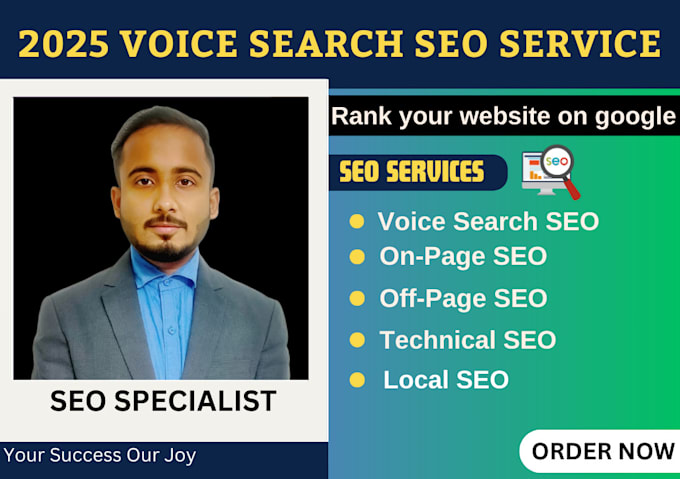 Gig Preview - Do 2025 voice search SEO optimization for bing, google, alexa, siri