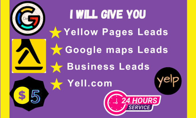 Bestseller - do web scraping of yellow pages, google maps, yell data collection, d7 b2b leads