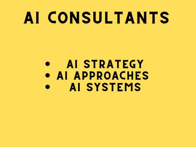 Gig Preview - Be your ai strategist